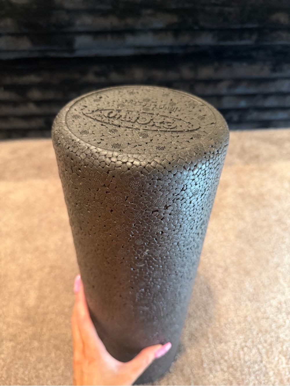 Black Foam Roller - Textured Recovery Roller
